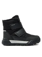 Buty dla chłopców - Geox Śniegowce J Trekkyup Boy B Abx J46MBF 0FU50 C9999 S Czarny - miniaturka - grafika 1