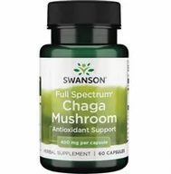 Suplementy diety - Full Spectrum Chaga Mushroom (60 kaps.) - miniaturka - grafika 1