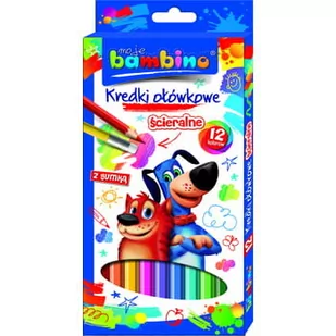 BAMBINO Kredki dla dzieci BAMBINO 1Y43T0 1Y43T0 SAM  ONE SIZE - Przybory szkolne - miniaturka - grafika 1