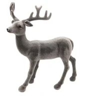 Ozdoby bożonarodzeniowe - Renifer Ozdobny Szary Dekoracja Jelonek 30 Cm - miniaturka - grafika 1