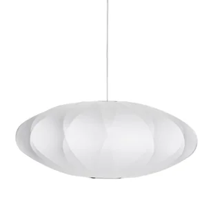 Eliptyczna lampa wisząca SILK ST-2334-60 Step elipsa zwis biały - Lampy sufitowe - miniaturka - grafika 1