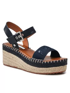 Espadryle damskie - Pepe Jeans Espadryle Witney Logo PLS90551 Granatowy - grafika 1