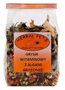 Herbal Pets GRYSIK WITAMINOWY Z ALGAMI gryzonie - Przysmaki dla gryzoni - miniaturka - grafika 1