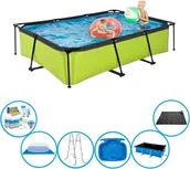 Baseny ogrodowe - EXIT Basen Lime - Basen stelażowy 300x200x65 cm - Zestaw letni - miniaturka - grafika 1