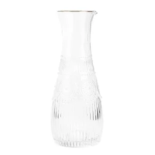 Karafka na wodę Karafka szklana Karafka BARREL Karafka ze złotym brzegiem 1,5 l HOMLA - Karafki Karafka na wodę Karafka szklana Karafka BARREL Karafka ze złotym brzegiem 1,5 l HOMLA - Karafki - miniaturka - grafika 1