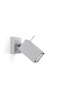 Sollux Lighting Lampa kinkiet Merida 1, szara, 40 W - Lampy ścienne - miniaturka - grafika 1