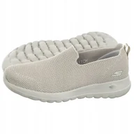 Buty sportowe damskie - Buty Damskie Wsuwane Skechers Go Walk Joy Taupe 124187/TPE Beżowe - miniaturka - grafika 1