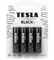 Baterie i akcesoria - TESLA BATERIA AA BLACK+ [4 SZT.] - miniaturka - grafika 1