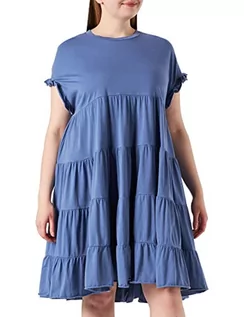 Sukienki - Replay Sukienka damska, 693 niebieski wyblakły, M - grafika 1