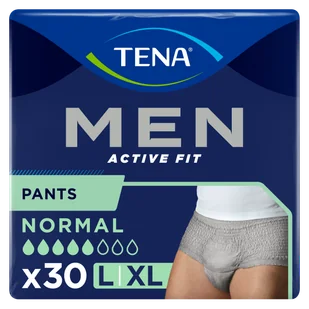 TENA Men Pants Normal Grey L/XL Bielizna chłonna dla mężczyzn, 30 sztuk - Pieluchy dla dorosłych TENA Men Pants Normal Grey L/XL Bielizna chłonna dla mężczyzn, 30 sztuk - Pieluchy dla dorosłych - miniaturka - grafika 3