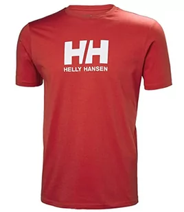 Helly Hansen Helly-Hansen Męski T-shirt z logo Hh, 163 czerwony, S 33979 - Koszulki męskie - miniaturka - grafika 1