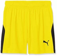 Spodnie i spodenki dla chłopców - Puma Liga szorty dziecięce uniseks żółty Cyber Yellow Black 164 703433-07 - miniaturka - grafika 1