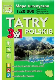 Mapa turystyczna Tatry Polskie 3w1 WIT - Przewodniki - miniaturka - grafika 2