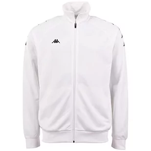 Kappa Męska kurtka treningowa, regularny krój, kurtka treningowa, Bright White, M - Kurtki męskie - miniaturka - grafika 1