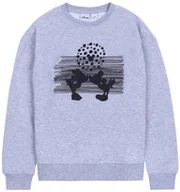 Bluzy damskie - Szara, ocieplana bluza oversize Myszka Minnie i Mickey XXS - miniaturka - grafika 1