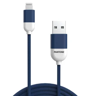 PANTONE MFi kabel USB - Lightning 1,5m 2,4A PT-LCS001-5 Navy 2380C - Kable USB - miniaturka - grafika 1