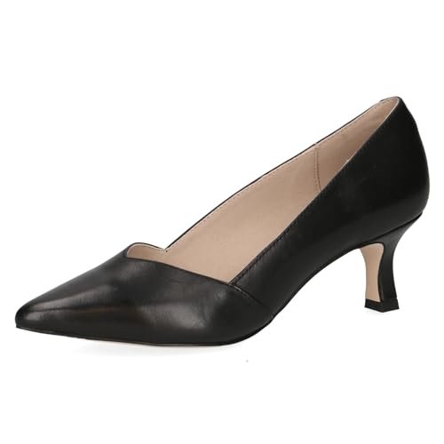 CAPRICE Damskie czółenka 9-22403-42, Czarna papka, 40 EU