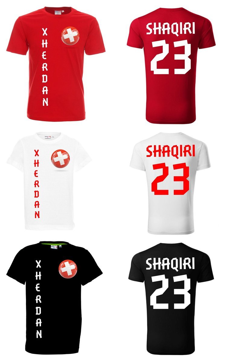 Koszulka Szwajcaria Xherdan SHAQIRI 23
