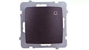 Ospel Karo czekoladowy łącznik dzwonkowy ŁP-6S/m/40 ŁP-6S/m/40 - Wyłączniki światła i elektryczne - miniaturka - grafika 1