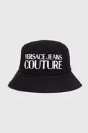 Czapki męskie - Versace Jeans Couture kapelusz bawełniany kolor czarny bawełniany 76GAZK04 ZG268 - miniaturka - grafika 1