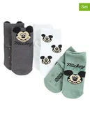 Skarpetki dla dzieci - COOL CLUB Skarpety (3 pary) w kolorze antracytowym, zielonym i białym - miniaturka - grafika 1