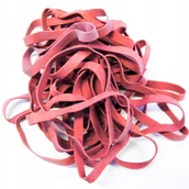 Gumki recepturki - GUMKI RECEPTURKI GRUBE DUŻE 80 mm x 6 mm CZERWONE MOCNE 1 KG - miniaturka - grafika 1