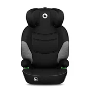 Foteliki samochodowe - Lionelo, Fotelik samochodowy lo-lars i-size 100-150 cm, black grey, szary - miniaturka - grafika 1