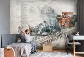 Tapety - Formula 1 Tapeta dla Chłopaka z Bolidami i Torem Wyścigowym - miniaturka - grafika 1