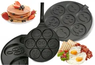 Zestawy garnków i patelni - ZESTAW PATELNIA DO JAJEK PLACKÓW PANCAKES WZORKI - miniaturka - grafika 1