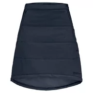 Spódnice - Jackwolfskin Damska spódnica alpejska, niebieski (Night Blue), L - miniaturka - grafika 1
