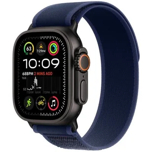 Pasek do Apple Watch (44/45/46/49mm) M/L Niebieski (Tytan czarny) - Akcesoria do smartwatchy - miniaturka - grafika 1