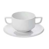 Miski i półmiski - WMF - Synergy zestaw porcelanowy bulionówka z podstawkiem 350 ml. - miniaturka - grafika 1