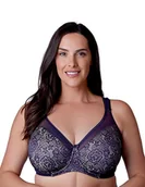 Biustonosze - Berlei Biustonosz Beauty Minimizer, bakłażan, 75H - miniaturka - grafika 1