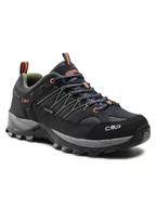 Buty trekkingowe męskie - CMP Trekkingi Rigel Low Trekking Shoe Wp 3Q54457 Czarny - miniaturka - grafika 1