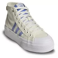 Trampki damskie - Buty adidas Nizza Platform Mid Shoes FZ6189 Biały - miniaturka - grafika 1