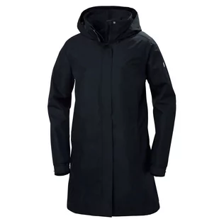 Płaszcz przeciwdeszczowy damski Helly Hansen ADEN LONG COAT navy - L - Płaszcze damskie - miniaturka - grafika 1