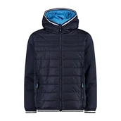 Kurtki i płaszcze dla chłopców - CMP - Kid Jacket Fix Hood, Boy, Black Blue, 128 - miniaturka - grafika 1