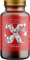 Witaminy i minerały - BrainMax S-Acetyl-L-Glutathione, SAG, 100 mg, 100 kapsułek roślinnych - miniaturka - grafika 1