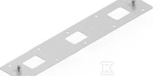 Stalowa płyta mocująca na dach płaski SPM2 - Akcesoria do kolektorów i fotowoltaiki - miniaturka - grafika 1