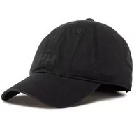 Czapki męskie - Helly Hansen Czapka z daszkiem Logo Cap 38791 Black 990 - miniaturka - grafika 1