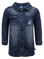 Sukienki - Dziewczęca jeansowa sukienka granatowa Lief r.80 - miniaturka - grafika 1