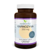 Witaminy i minerały - Medverita, Karnozyna L-karnozyna 250 mg 60 kaps. - miniaturka - grafika 1