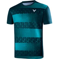 Koszulki sportowe męskie - Koszulka męska Victor  T-Shirt T-30006TD Blue M - miniaturka - grafika 1