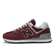Trampki damskie - New Balance 574, trampki damskie, Burgundy, 39 EU - miniaturka - grafika 1