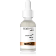 Serum do twarzy - Makeup Revolution Skincare 10% Niacinamide + 1% Zinc serum na rozszerzone pory 30 ml - miniaturka - grafika 1
