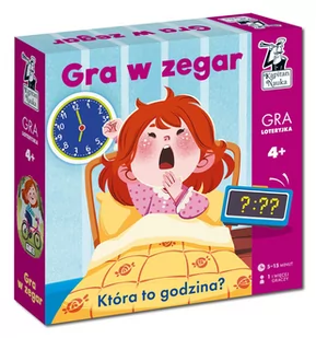 Kapitan Nauka, gra edukacyjna Gra w zegar. Która godzina? - Gry planszowe - miniaturka - grafika 1