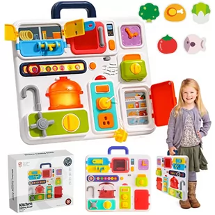 MONTESSORI TABLICA EDUKACYJNA SENSORYCZNA roczek Z515 - Zabawki interaktywne dla dzieci MONTESSORI TABLICA EDUKACYJNA SENSORYCZNA roczek Z515 - Zabawki interaktywne dla dzieci - miniaturka - grafika 1