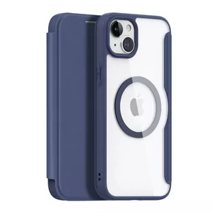 Etui Dux Ducis Skin X Pro do Apple iPhone 15 magnetyczny pokrowiec MagSafe z klapką - niebieski - Pozostałe akcesoria do telefonów - miniaturka - grafika 1