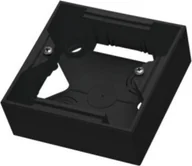 Puszki elektryczne i akcesoria - Ospel IMPRESJA Puszka instalacyjna do serii IMPRESJA pojedyncza czarny metalik PNP-1Y/33 - miniaturka - grafika 1