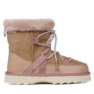 Śniegowce damskie - Śniegowce EMU Australia Blurred W12641 Beżowy - miniaturka - grafika 1